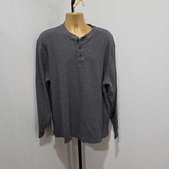 LL Bean Gray Sweater Men XL Knit Academia Cozy Goblincore Classic Preppy Neutral - Picture 1 of 8